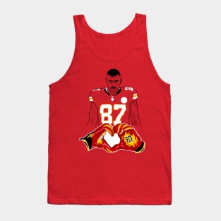 Travis KELCE 87 heart celebration Tank Top